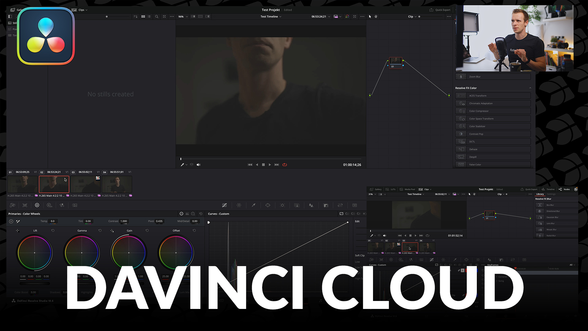 Bild für Die Cloud für DaVinci Resolve
