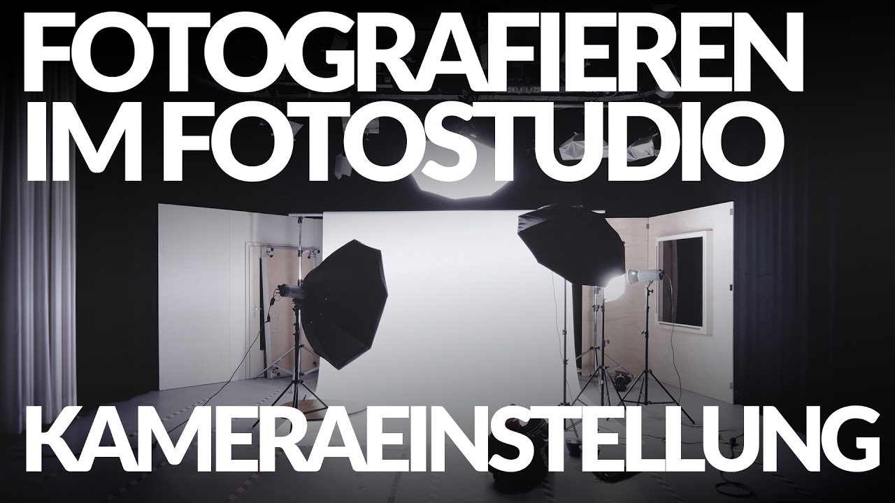 Bild für Kameraeinstellungen im Fotostudio