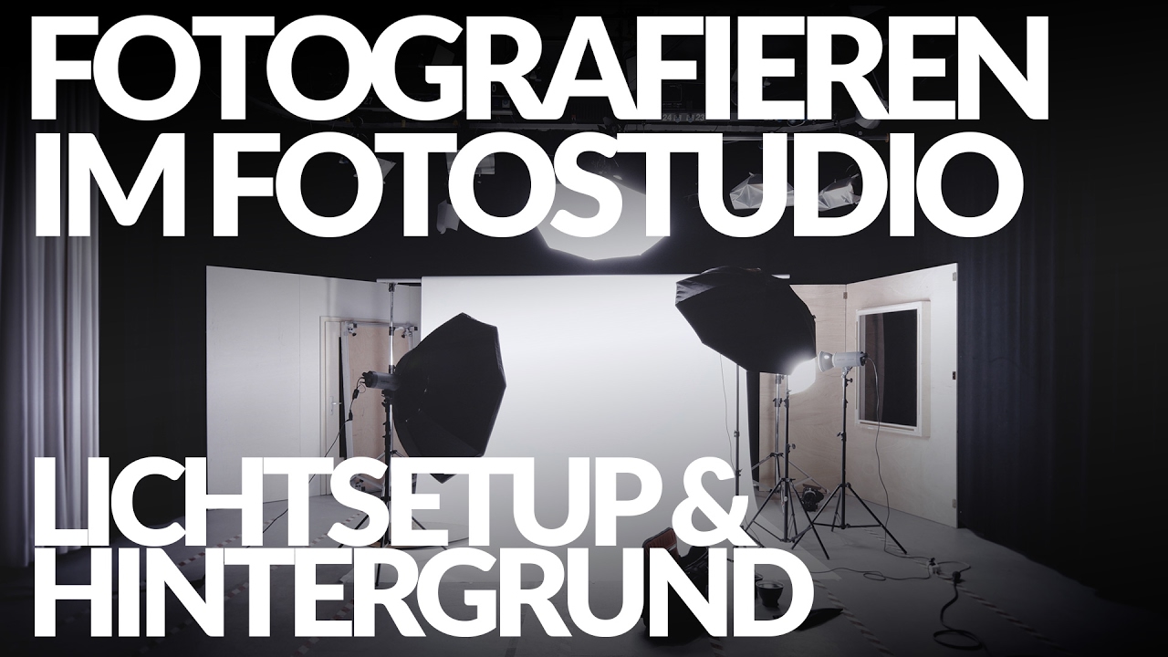 Bild für Lichtsetups & Hintergründe - Fotografieren im Studio