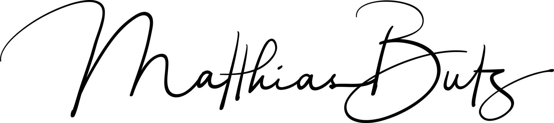 Matthias Butz Hochzeitsfotograf Filmer Logo Schriftzug
