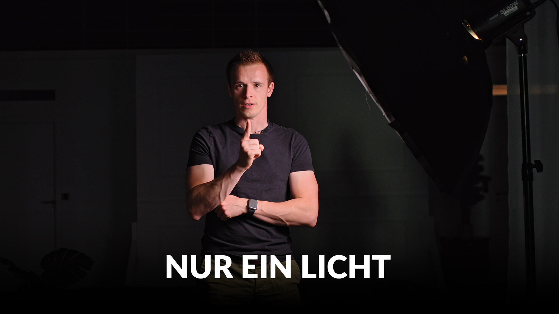 Bild für Fotografieren mit nur einem Licht