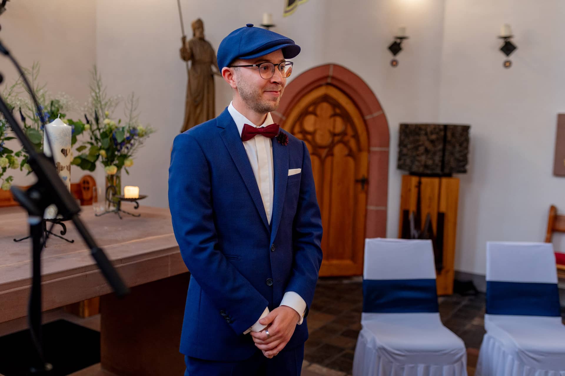 Hochzeit Weinheim Trauung Ulner Kapelle Zeremonie.BBkv 8sA Trauzeremonie von Sandra und Dominic in der Ulner Kapelle Weinheim